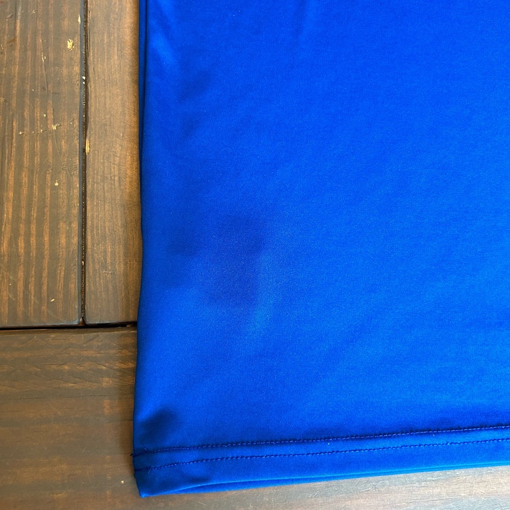 adidas Climalite Boy T-Shirt XL 18 Blue Graphic Print Logo Sports Outdoor School - Picture 15 of 15
